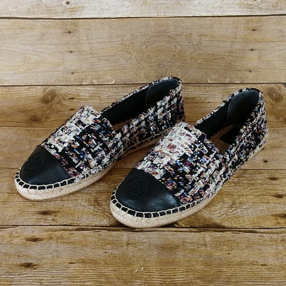 Tory Burch Color Block Tweed Espadrilles - Picture 3 of 8